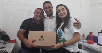 Entrega de caixas aos setores administrativos no Campus Paulo VI Entrega de caixas para os setores Administrativos