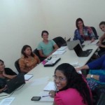 Profa. Dra. Zafira Almeida traçando metas para o cumprimento do Plano de Gestão da AGA/UEMA