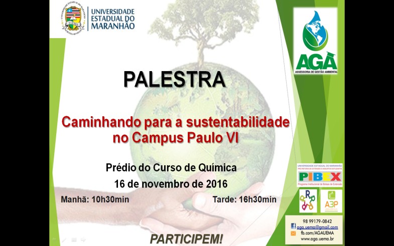 Palestra Caminhando para a sustentabilidade no Campus Paulo VI