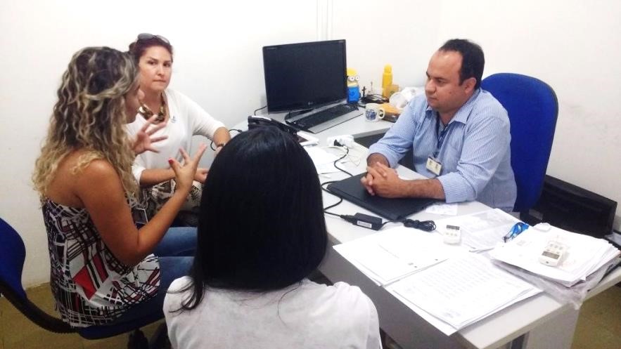 Equipe AGA/UEMA realiza diálogo com o Coordenador da Coordenação de Bens e Suprimentos e com o diretor do Núcleo de Tecnologias da Informação