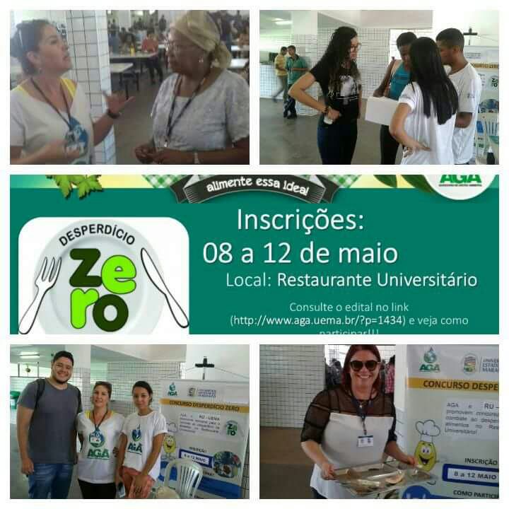 AGA/UEMA realiza com sucesso o II Concurso Desperdício Zero no Restaurante Universitário