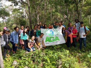 Alunos do Campus Coelho Neto em ação  para comemorar o dia do Turismo Ecológico.