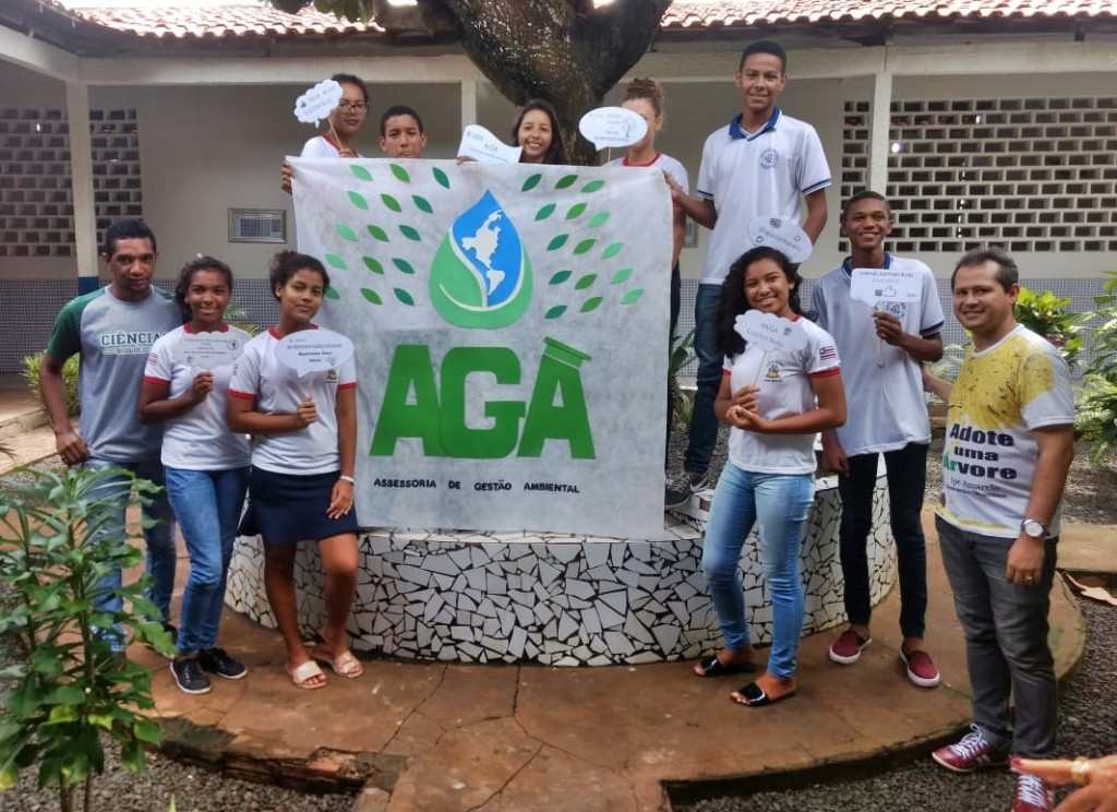 AGA marca presença em projeto de arborização realizado pela SEMMAM