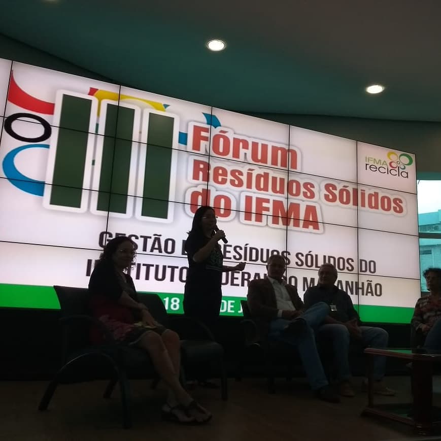 AGA/UEMA apresenta suas ações na Abertura do III Forúm de Resíduos Sólidos no IFMA