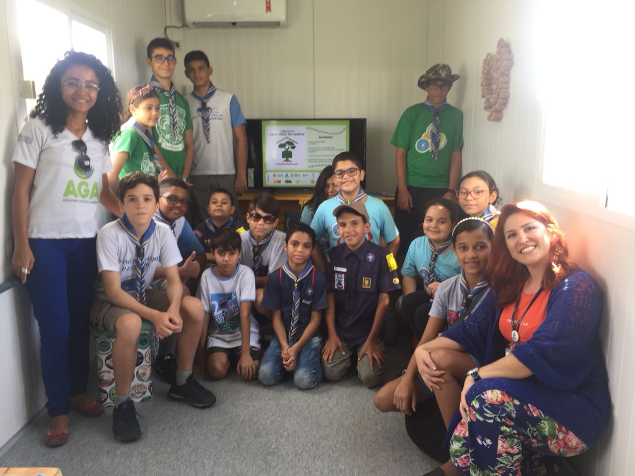 AGA/UEMA recebeu sua primeira visita ao Circuito Sala Verde no Campus