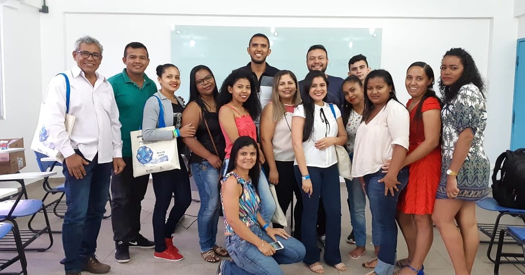 AGA EM PARCERIA COM O PROGRAMA ENSINAR MINISTRANDO O CURSO ESCOLA SUSTENTÁVEL NO SEMINÁRIO