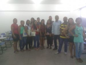 Primeira parte do curso com a representante da AGA Andreia de Lourdes