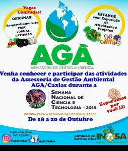 AGA/Caxias na Semana Nacional de Ciência e Tecnologia