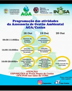 AGA/Caxias na Semana Nacional de Ciência e Tecnologia