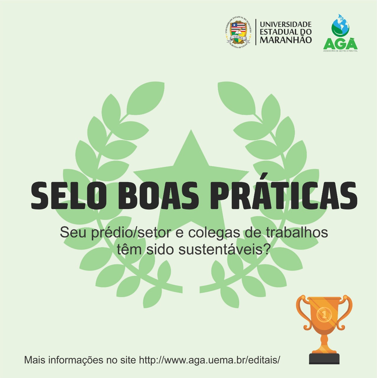 ASSESSORIA DE GESTÃO AMBIENTAL – AGA PROMOVE A 1ª PREMIAÇÃO “SELO BOAS PRÁTICAS SUSTENTÁVEIS”