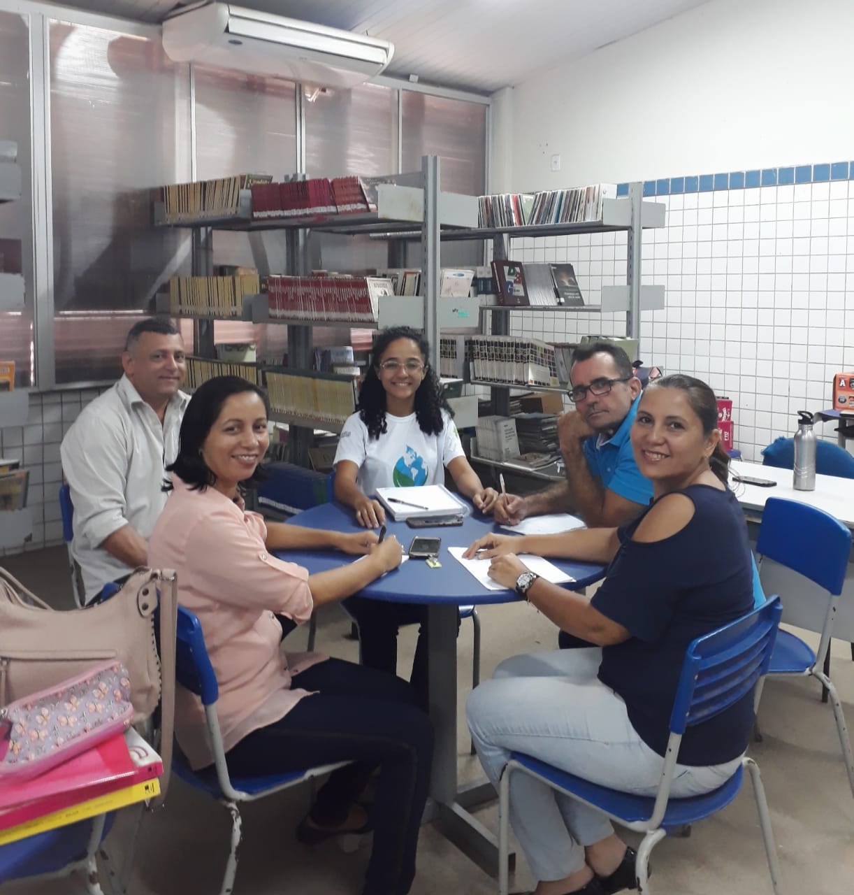AGA realiza reunião com o diretor e professores do CEM Paulo VI