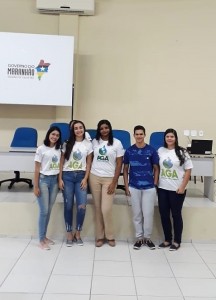 Bolsistas do projeto ambientalização