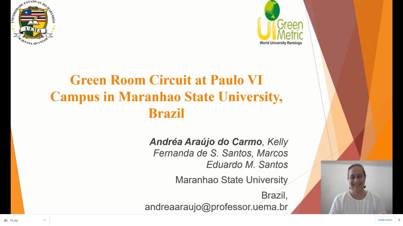 AGA/UEMA participa  do evento “The 6th International (Virtual) Workshop on UI GreenMetric World University Rankings (IWGM 2020).”