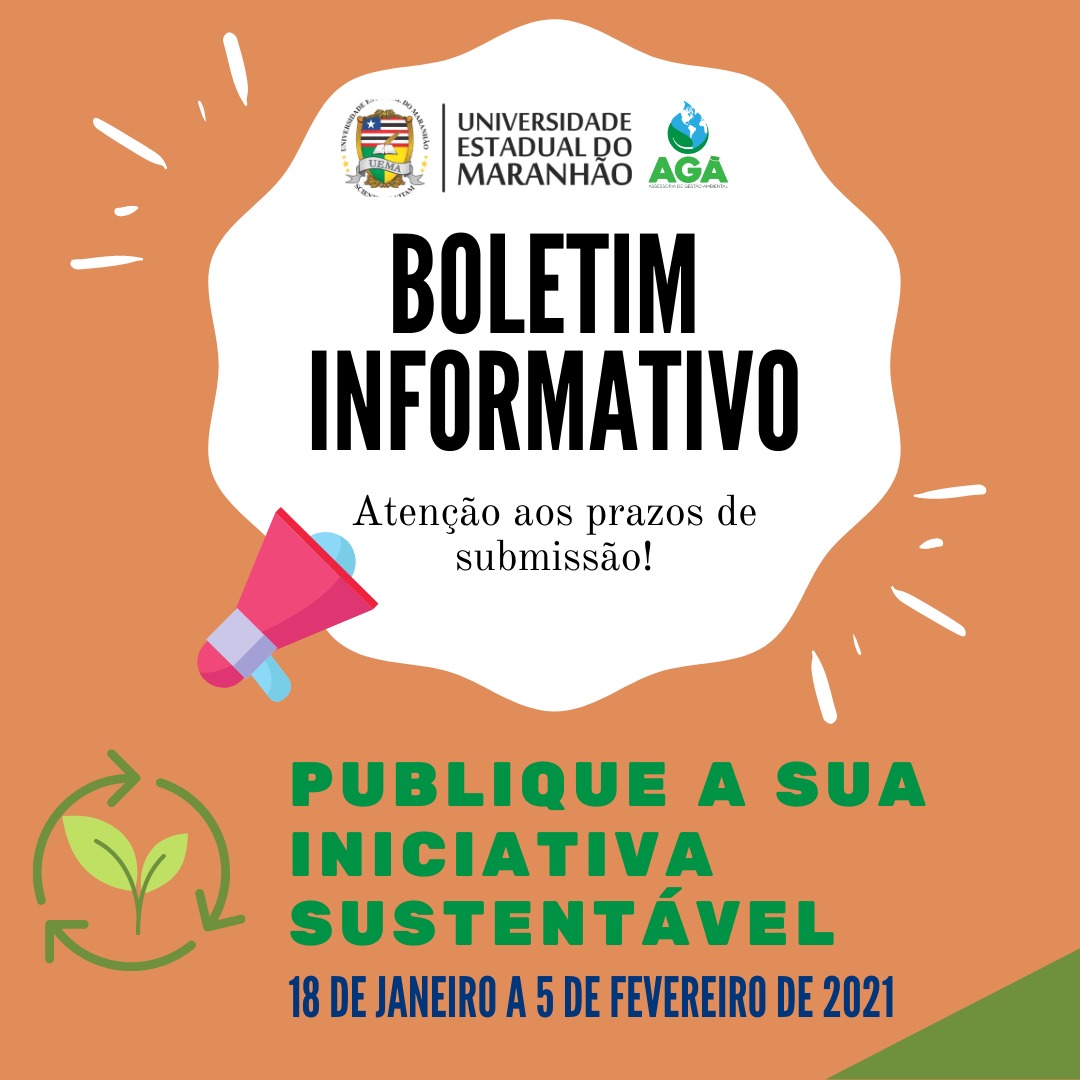 O Boletim Informativo abre chamada para publicações de Iniciativas Sustentáveis