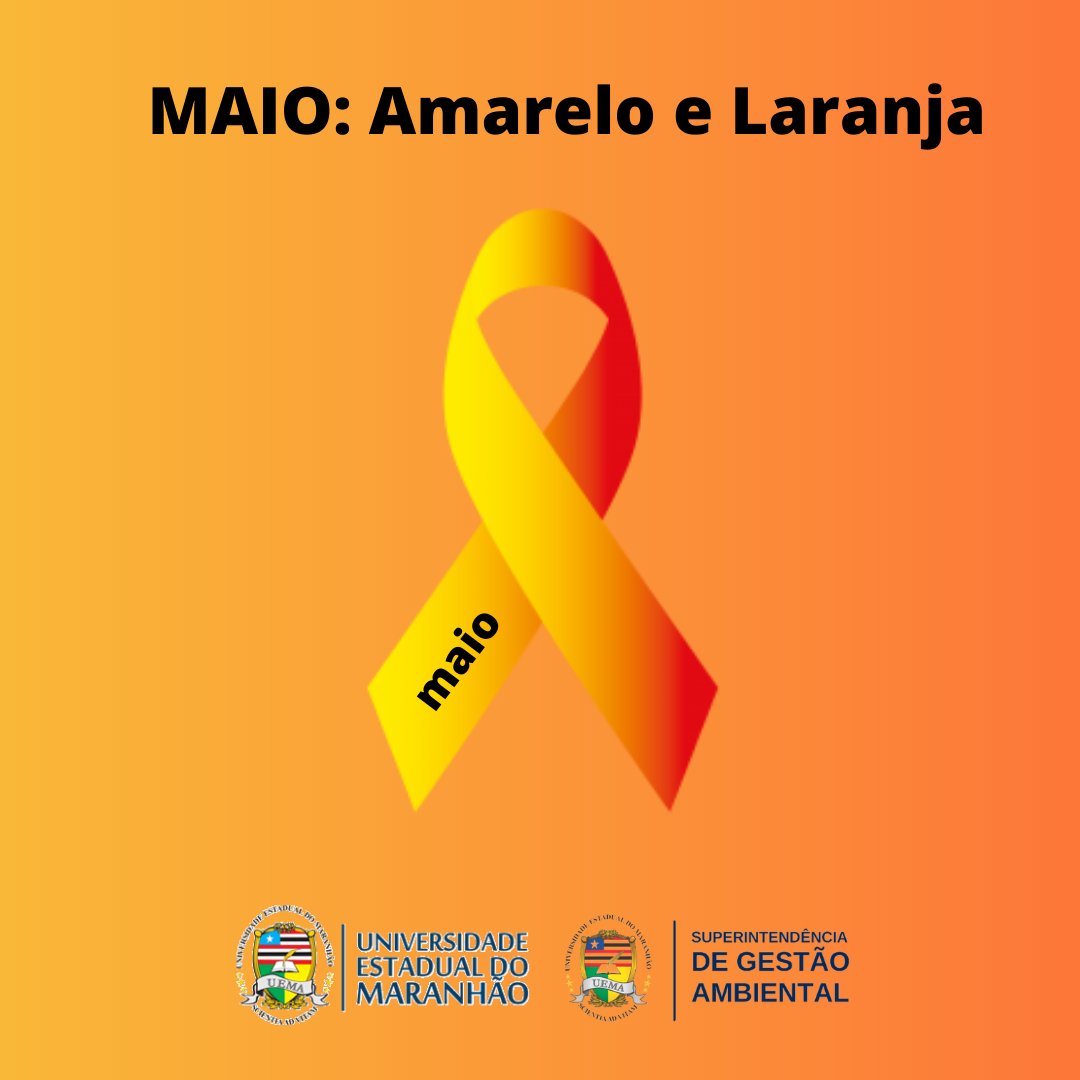 MAIO AMARELO E LARANJA