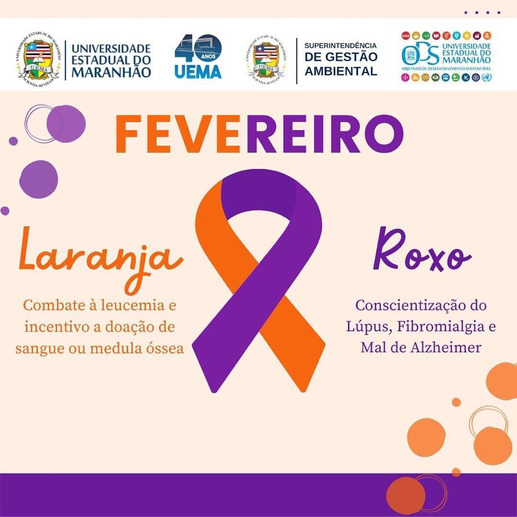 Fevereiro Roxo e Laranja