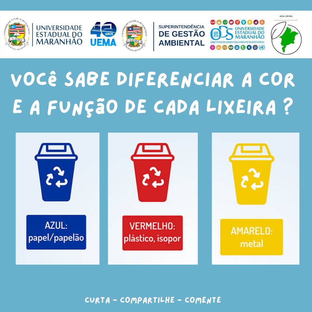Você sabe destinar os resíduos recicláveis de acordo com cada lixeira?