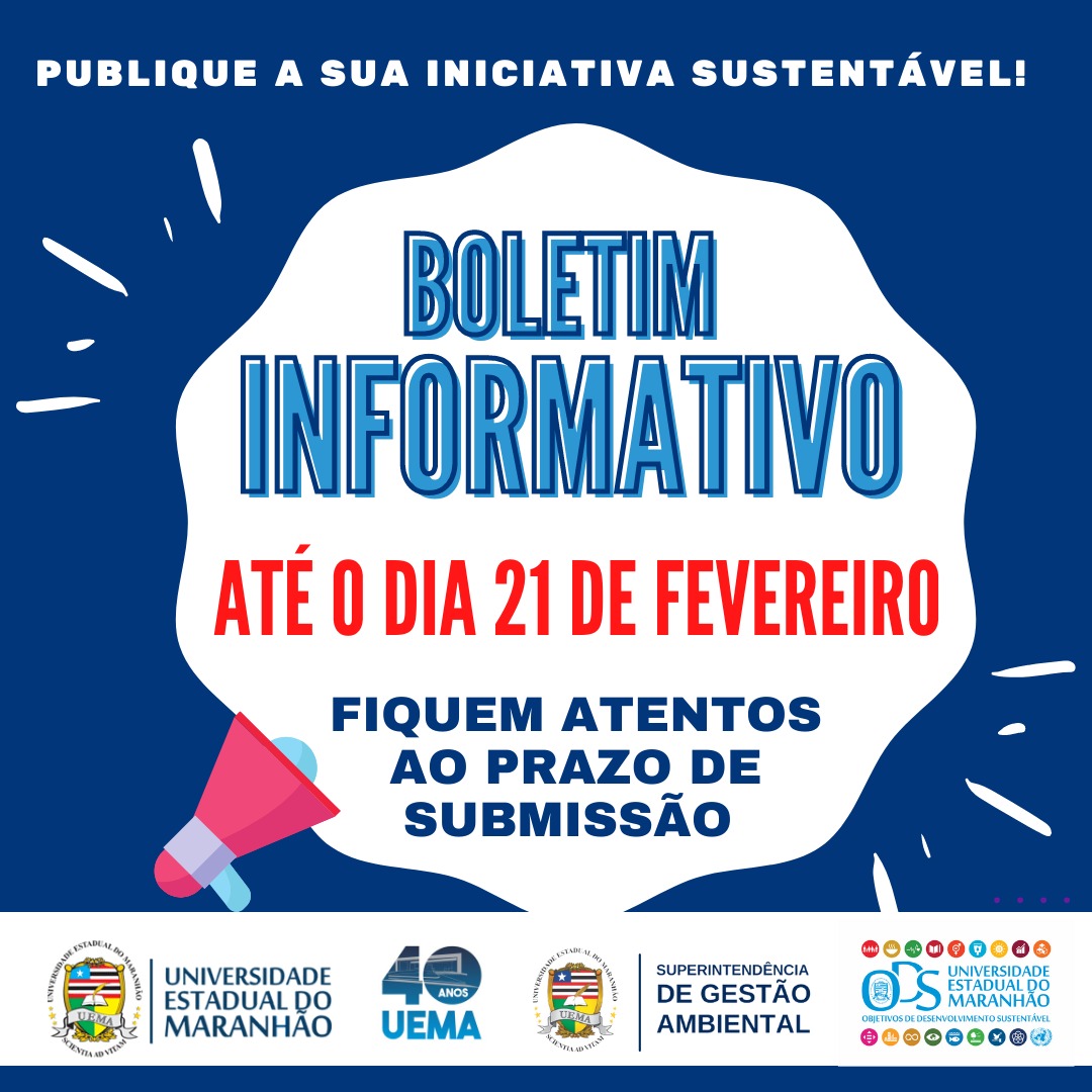 PRORROGAÇÃO PARA SUBMISSÃO DE TRABALHOS PARA O BOLETIM DA AGA!