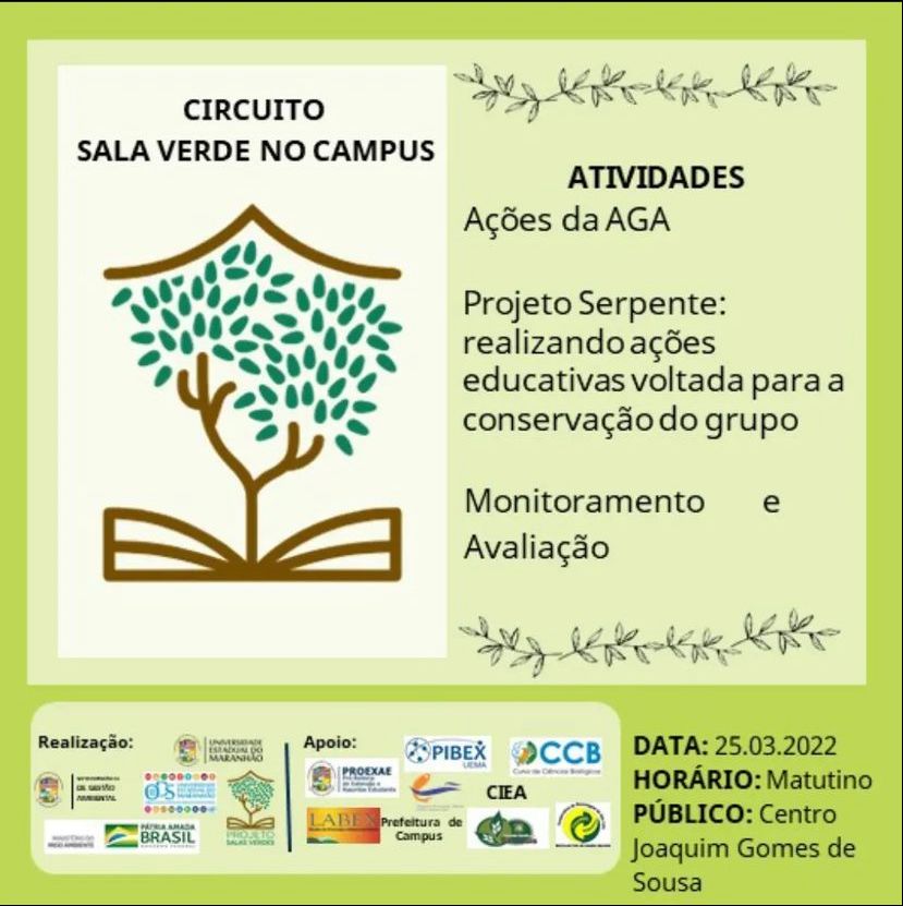 Circuito Sala Verde 2022 – Projeto Serpente