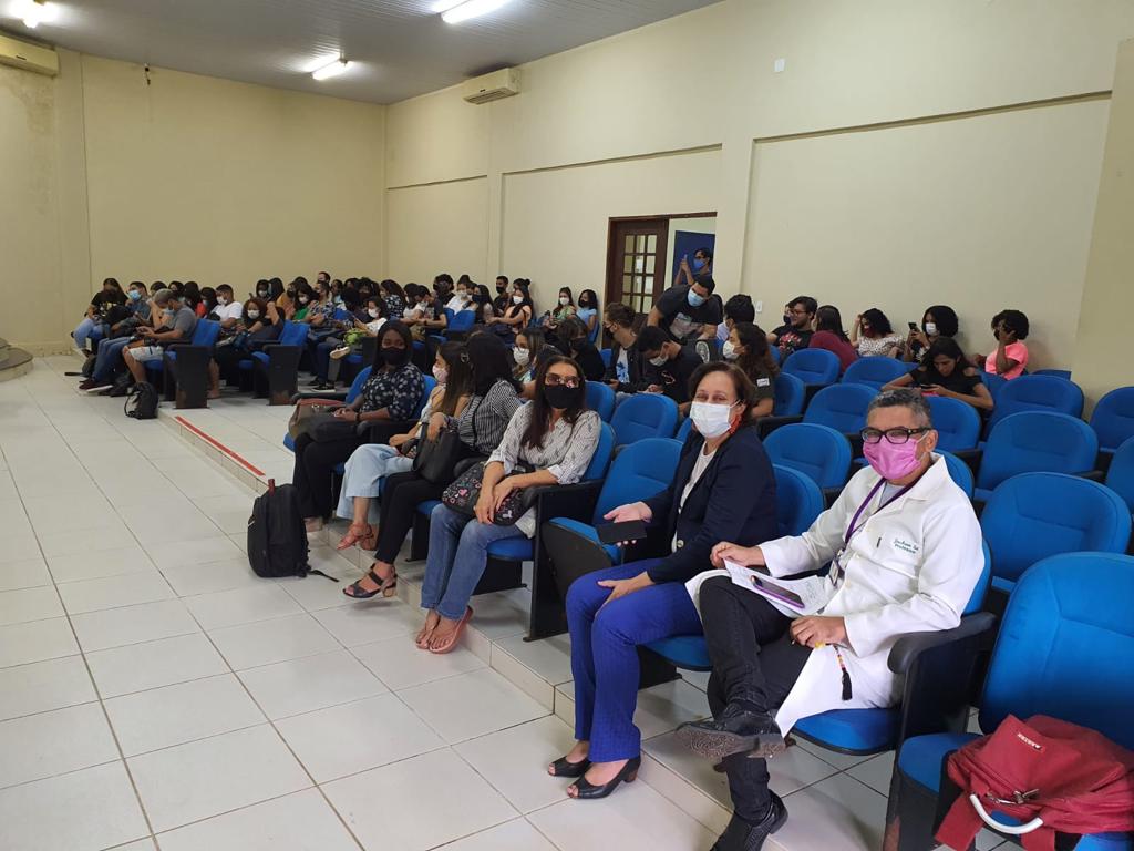 Recepção dos calouros do curso de Ciências Biológicas – CCB.