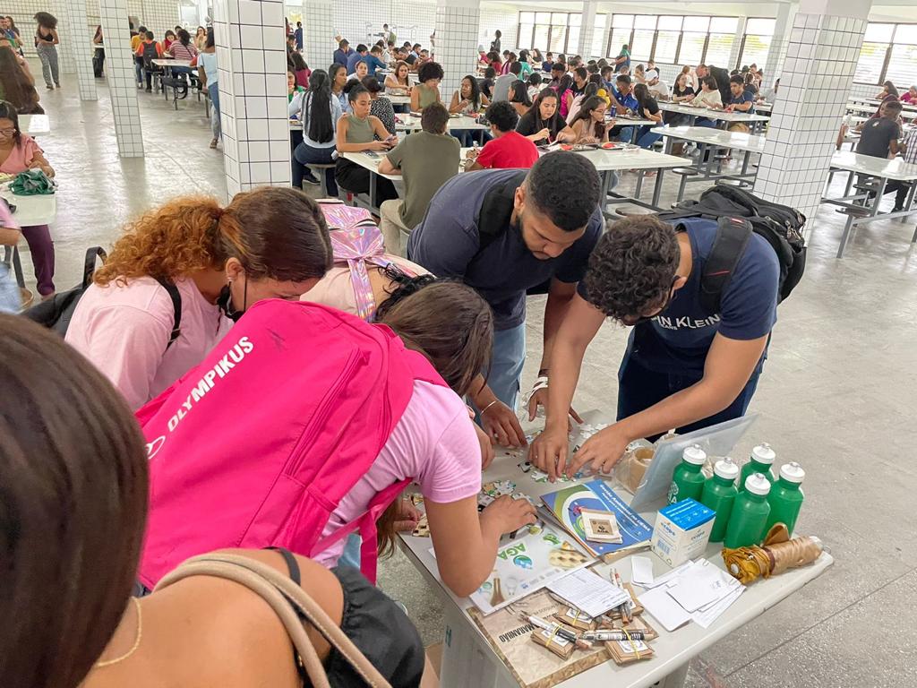 Boas Vindas aos calouros no Restaurante Universitário da UEMA.