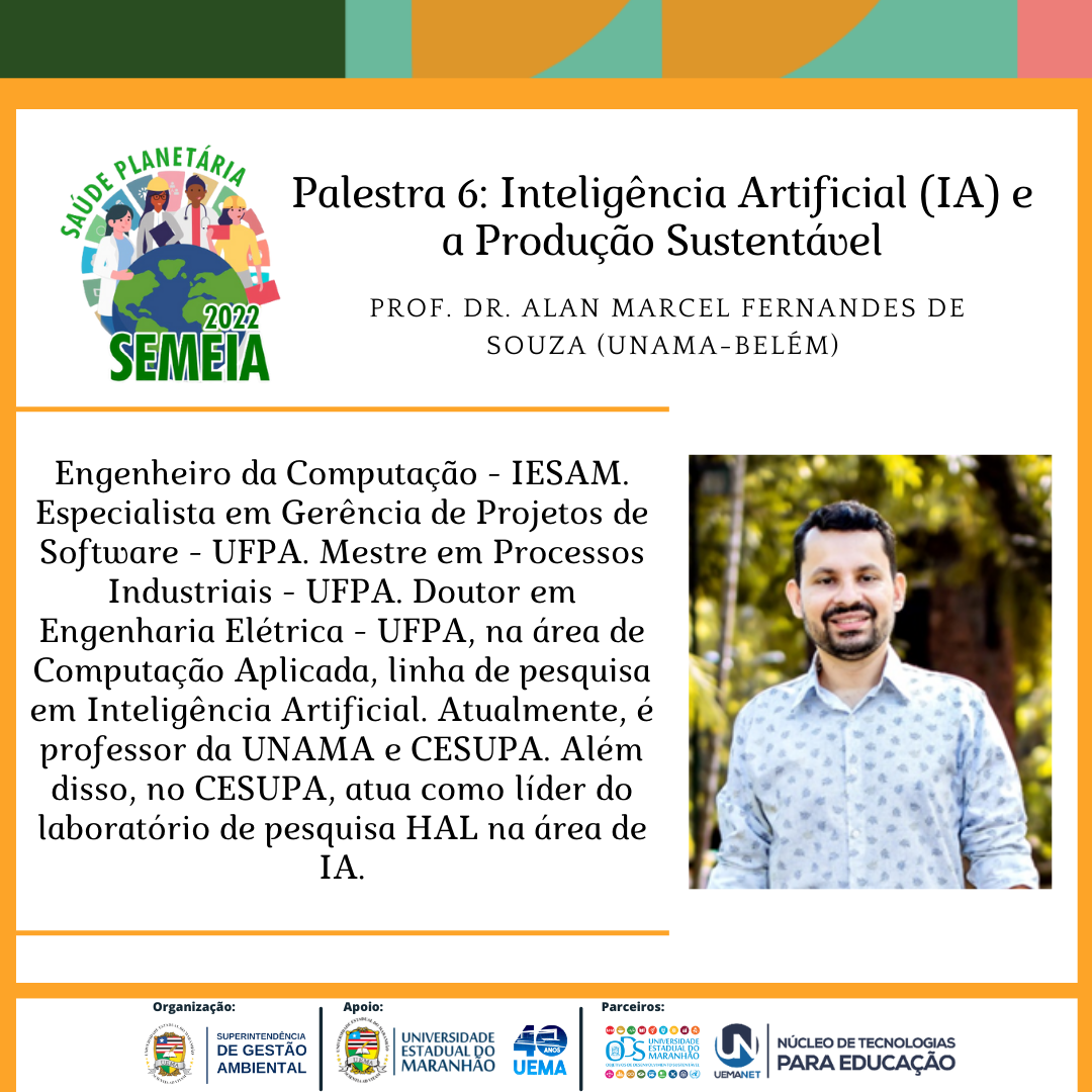 Programação SEMEIA 2022 – Ciclo de Palestras