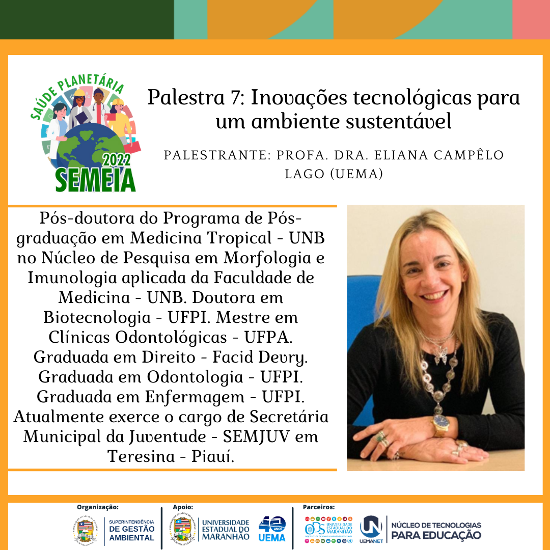 Programação SEMEIA 2022 – Ciclo de Palestras