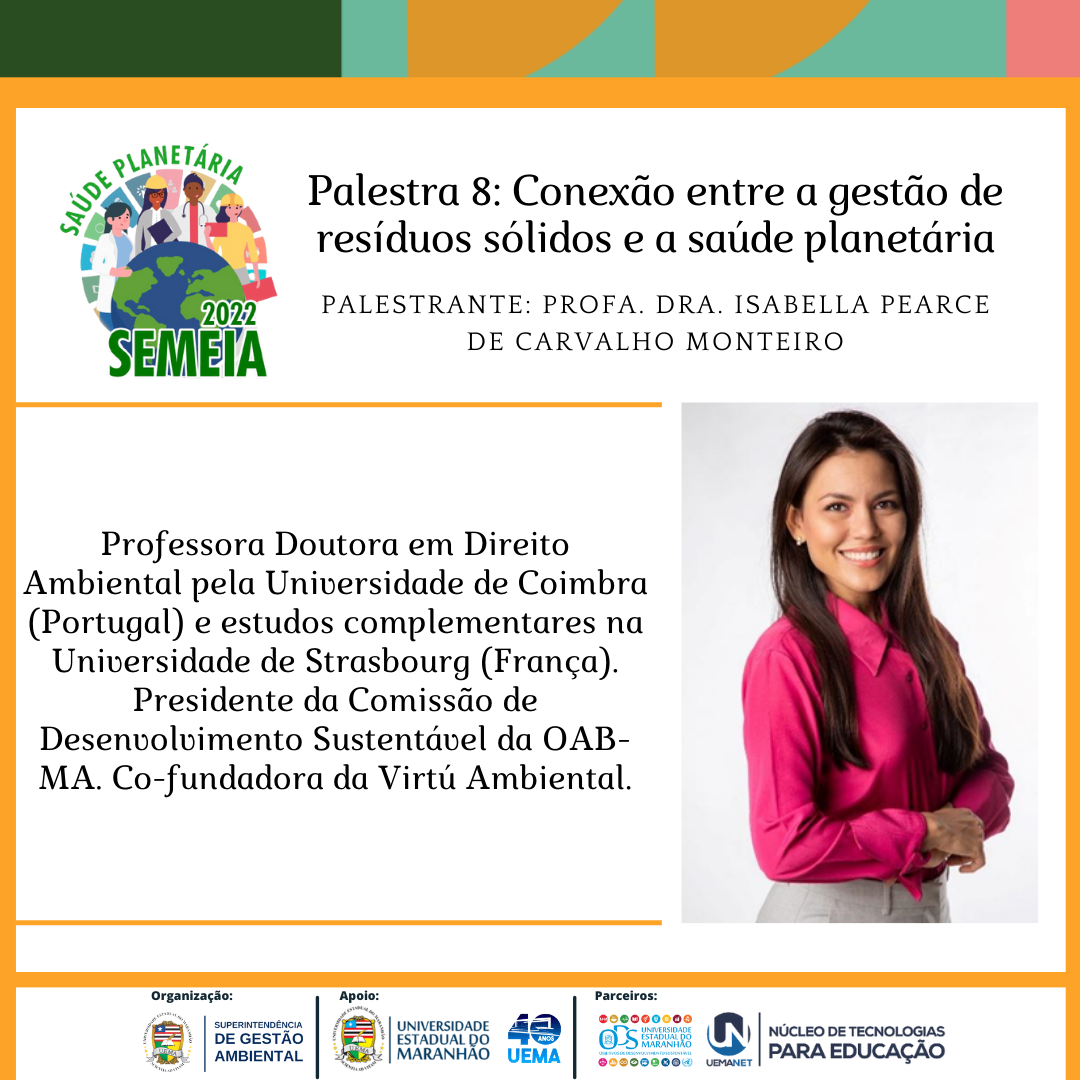 Programação SEMEIA 2022 – Ciclo de Palestras