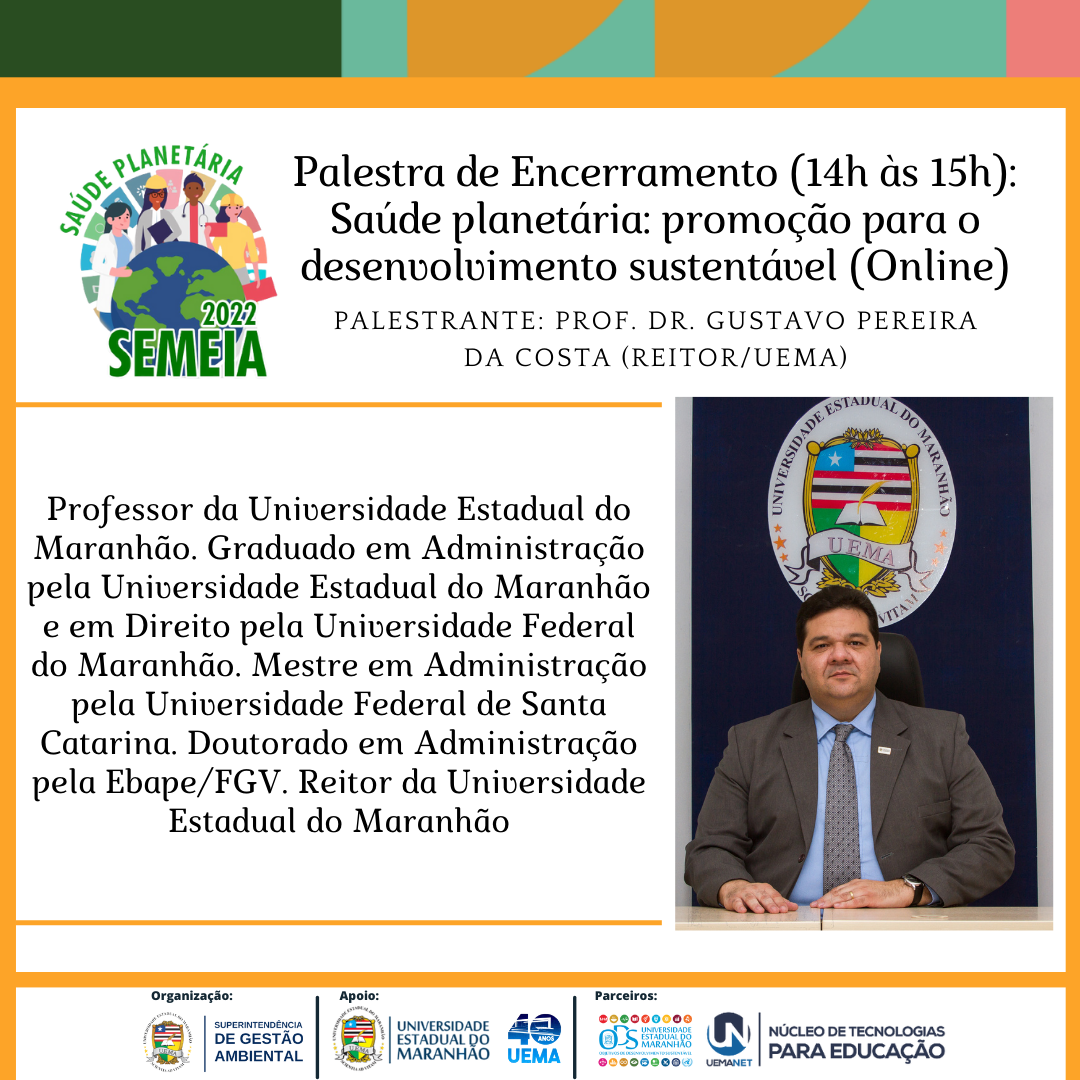 Programação SEMEIA 2022 – Palestra de Encerramento