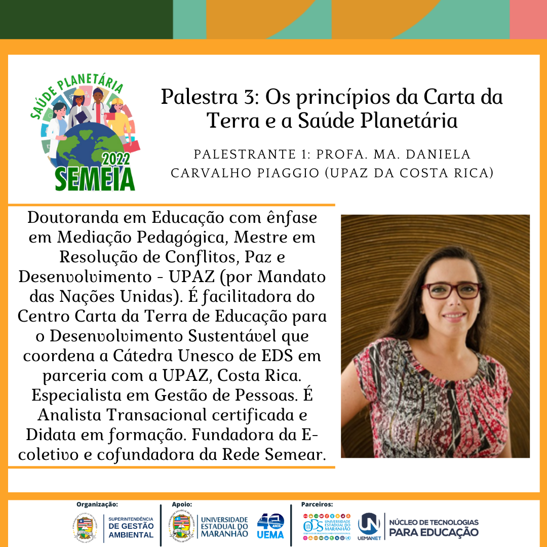 Programação SEMEIA 2022 – Ciclo de Palestras