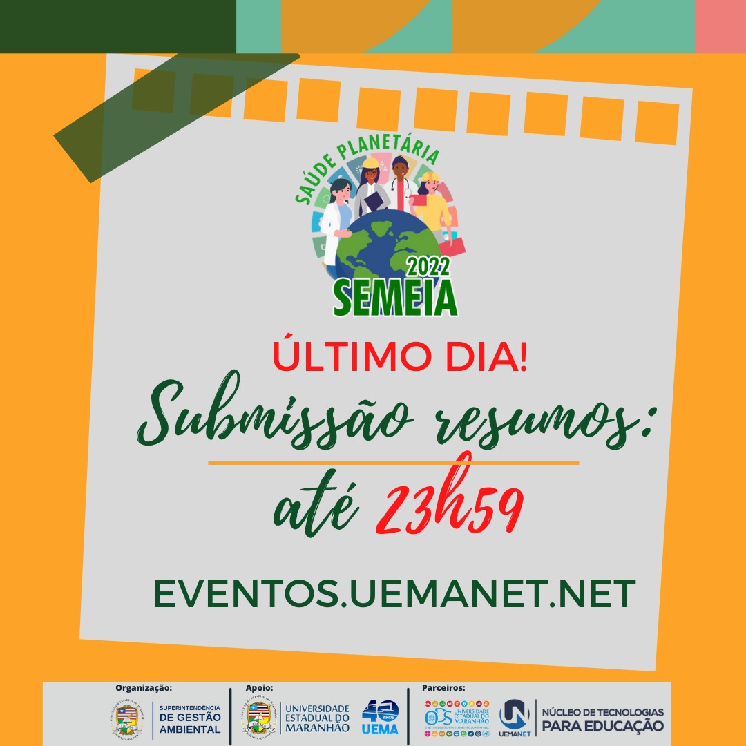 Submissão de Resumos SEMEIA 2022 – ÚLTIMO DIA!