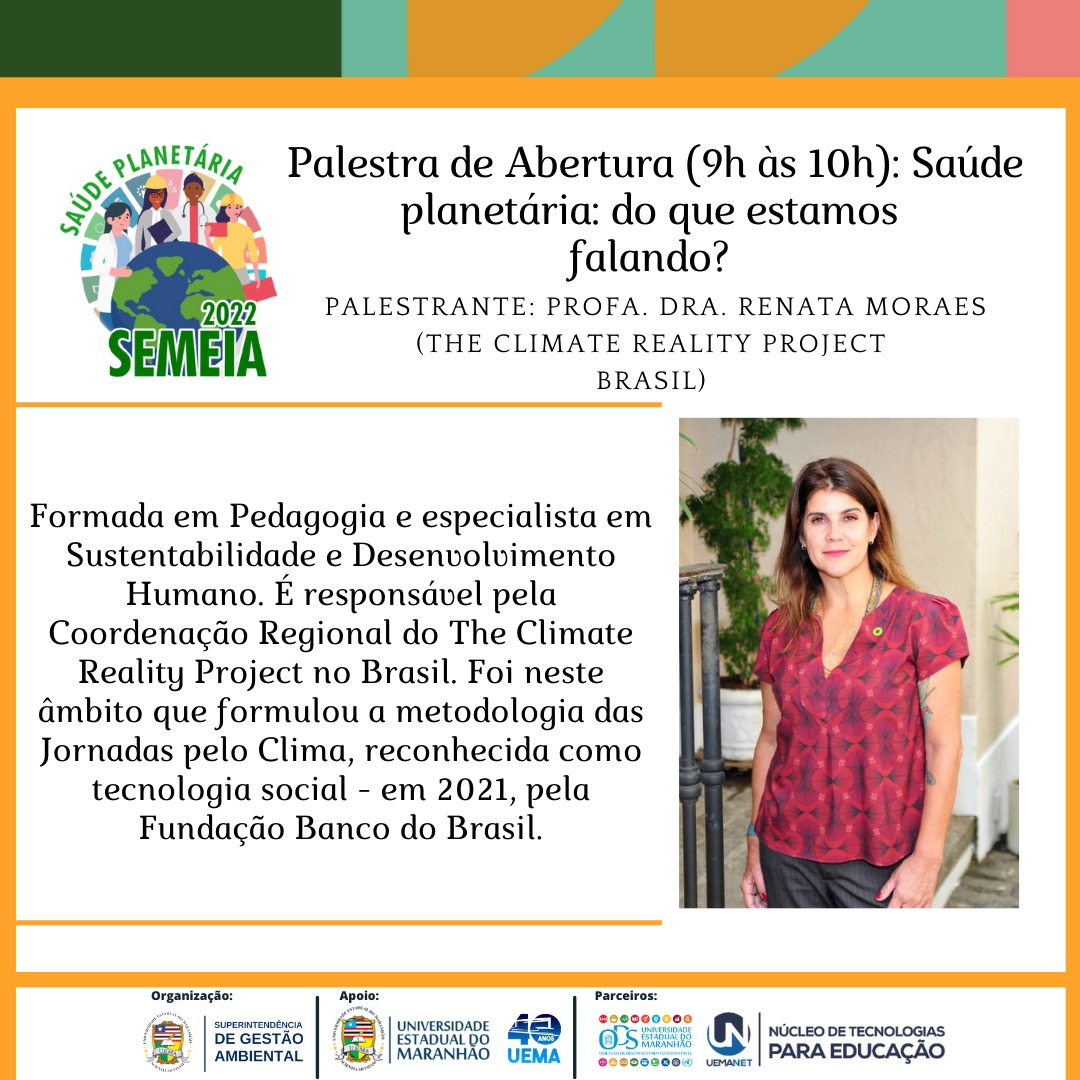 Programação SEMEIA 2022 – Palestra 1º dia (manhã)