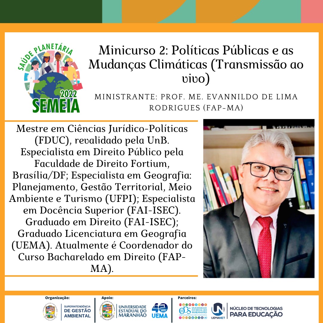 Programação SEMEIA 2022 – Ciclo de Minicursos