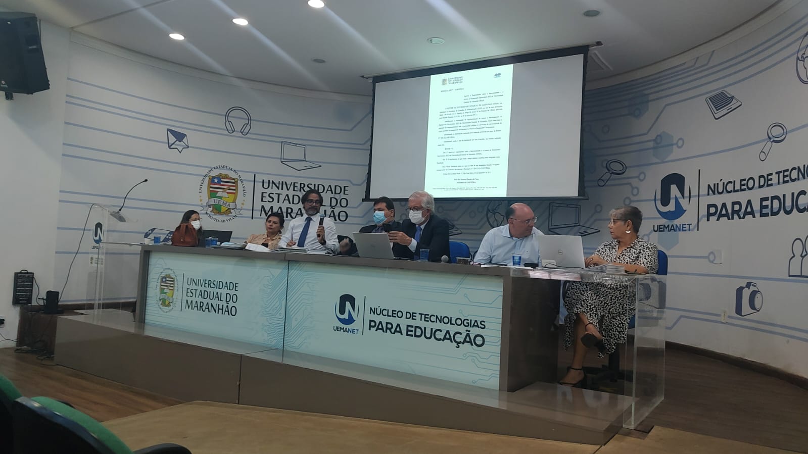 Apresentação de Pautas da Gestão Ambiental no CAD UEMA