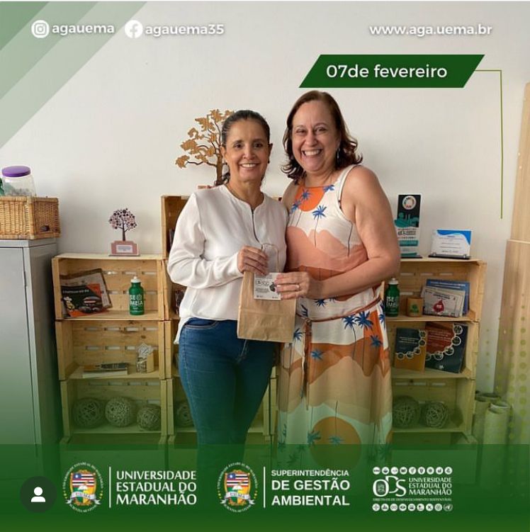 AGA recebeu a  visita da Profa. Neuzeli Maria de Almeida Pinto do Centro de Ciências Sociais Aplicadas – CCSA,