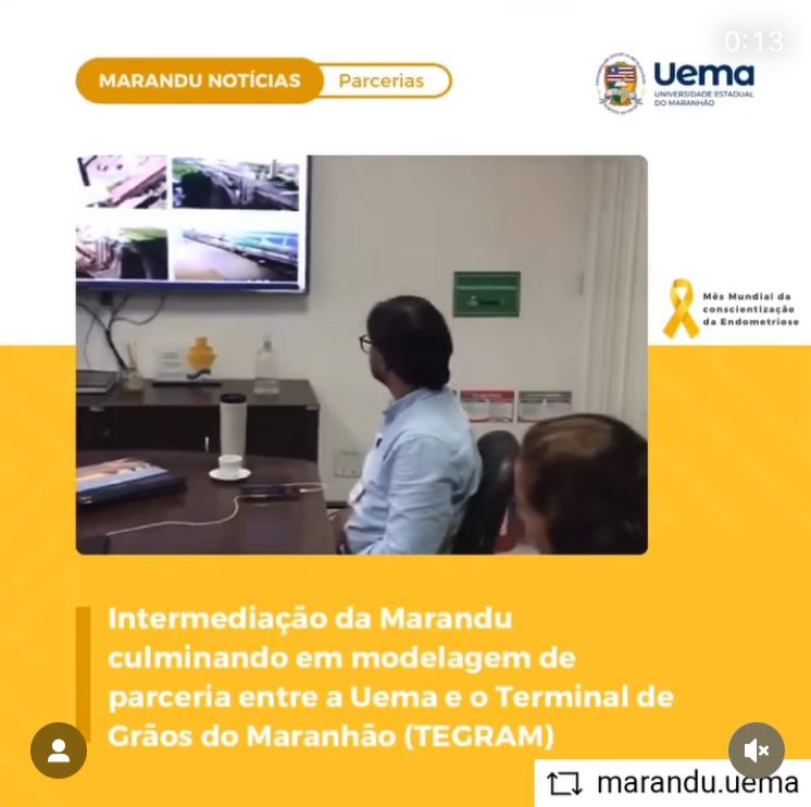 Aprofundamento das discussões sobre a modelagem da parceria projetada entre a Uema e o Terminal de Grãos do Maranhão (TEGRAM).