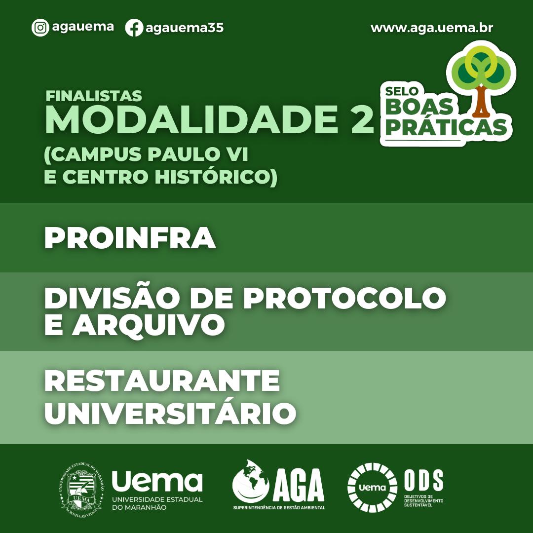 Finalistas da etapa da premiação do Selo Boas Práticas