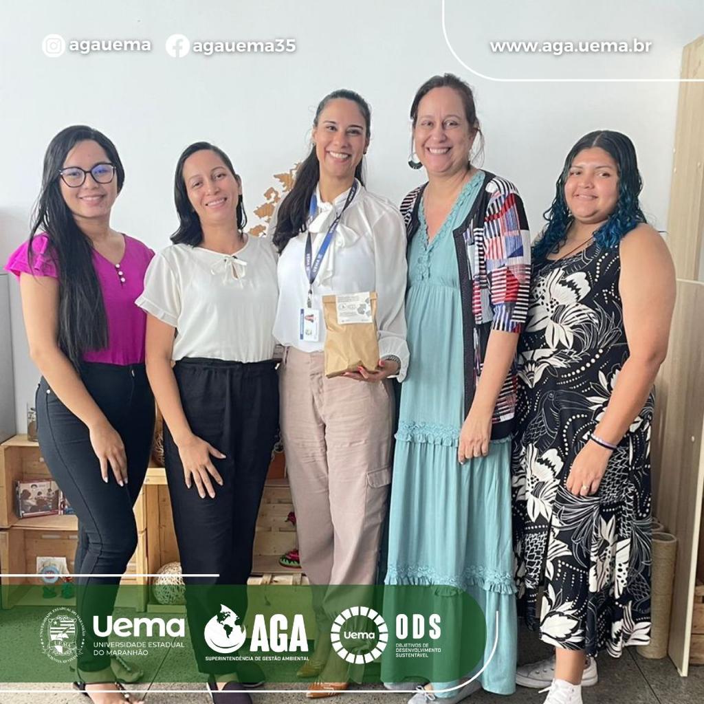 AGA recebe visita da Luisa Panichelli Lobo de Souza, Gabinete da Reitoria da Universidade Estadual do Maranhão.