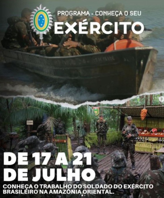 Comando Militar do Norte realiza o Programa Conheça o Seu Exército, em São Luís