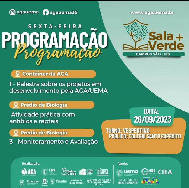 24º Circuito Sala+Verde de 2023 com os alunos do 9º ano do Colégio Santo Expedito