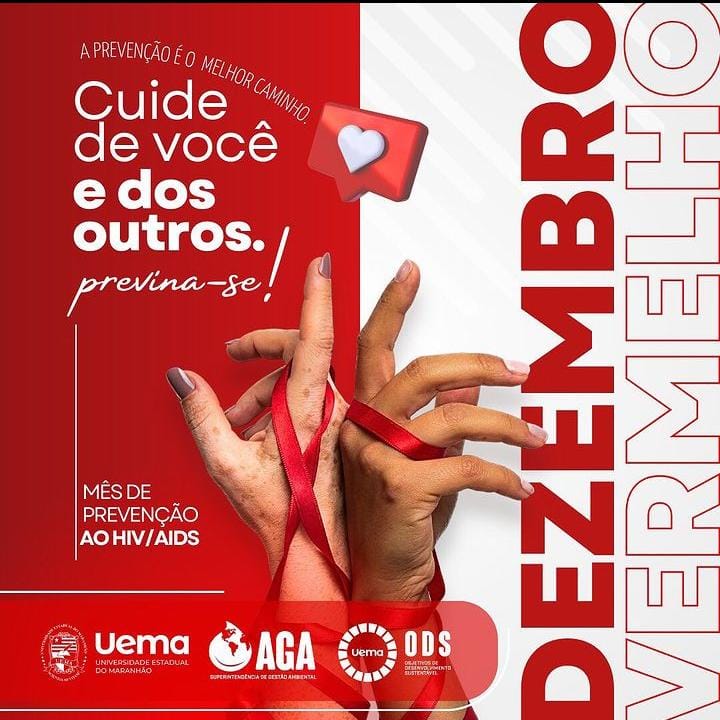 Dezembro vermelho e laranja.