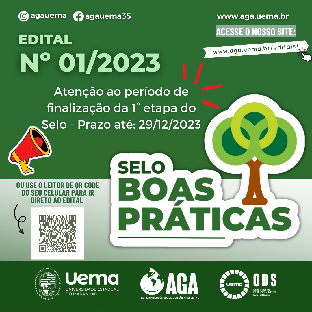 A  1° ETAPA DO SELO BOAS PÁRTICAS ENCERRA 29 DE DEZEMBRO.