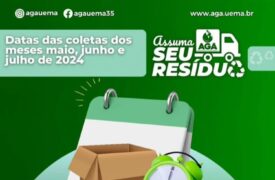 Calendário das próximas coletas do Assuma Seu resíduo