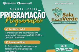 1º Circuito Sala Verde de 2024 o Curso de Biologia da Universidade Estadual do Maranhão campus São Luís.