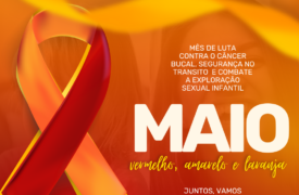 Maio: amarelo, vermelho e laranja