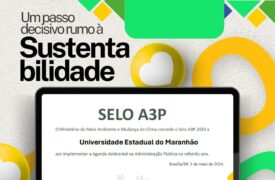 Quarta certificação de reconhecimento do Selo da Agenda Ambiental na Administração Pública (A3P), por meio da sua Superintendência de Gestão Ambiental (AGA).