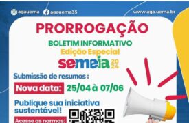 Prorrogação da Chamada para Publicação no Boletim Informativo da Superintendência de Gestão Ambiental AGA/Uema – Edição Especial Semeia 2024