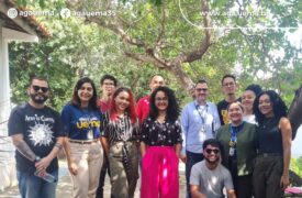 Campanha Consumo Consciente dos Recursos Hídricos e Energéticos. Em diversos prédios do campus São Luís.