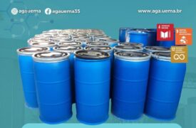  Uso de bombonas para descarte de resíduos químicos 🌱