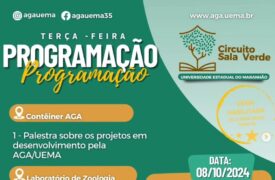 39º Circuito com a E. M. Padre Bernado Rabelo Muniz Amaral da cidade de Morros e pelo turno vespertino, o 40º Circuito Sala Verde com o Instituto 11elo